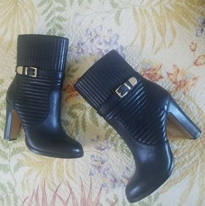 Vince Camuto Black Leather Boots